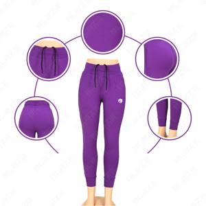 Pantalones de yoga Cordón Deportes Fitness con bolsillos Leggings para mujeres Cordón Pantalones de pierna ancha Cintura elástica Leggings de yoga - Product Image 5