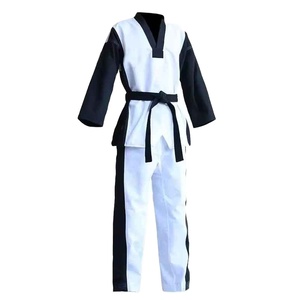 Uniforme de judo et de karaté de haute qualité, design flexible, respirant, en coton et polyester doux, adapté à la pratique intensive des arts martiaux. - Product Image 2
