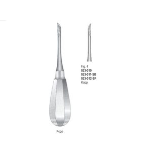 Élévateurs dentaires chirurgicaux Kopp Fig.4 |   Instruments d'extraction dentaire en acier inoxydable |   Outils dentaires Elevators certifiés CE - Product Image 1