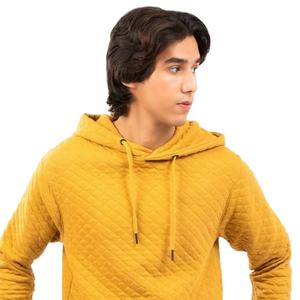Sweat à capuche écologique pour hommes de la meilleure qualité, noir lourd, hiver 100% coton éponge française coupe régulière sans ficelle personnalisé essentiel - Product Image 5