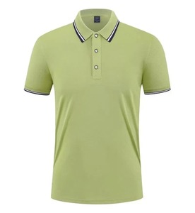 T-shirt décontracté d'été à manches courtes pour hommes, couleurs unies, style polo - Product Image 1