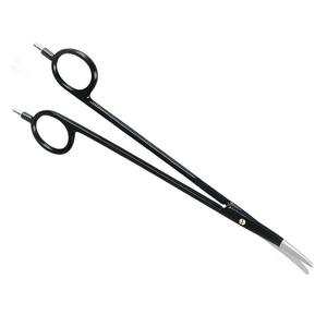 Black Handle Curved Scissors Forceps Stainless Steel Surgical Cutting <b>Clamp</b> for Clinic and Hospital Use Made BY ZUOL. - Product Image 3
