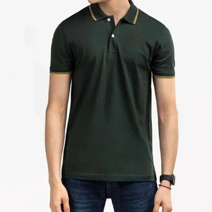 Polo d'affaires haut de gamme en coton piqué personnalisé avec logo brodé, uniforme de bureau, uniforme d'entreprise, polo OEM - Product Image 1