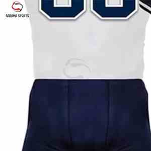 ชุดยูนิฟอร์มอเมริกันฟุตบอลคุณภาพสูง ชุดทีมแบบซับลิเมชั่นใหม่ เสื้อสแปนเด็กซ์สำหรับวิทยาลัย ปรับแต่งชื่อทีม เสื้อเจอร์ซีย์อเมริกัน - Product Image 6