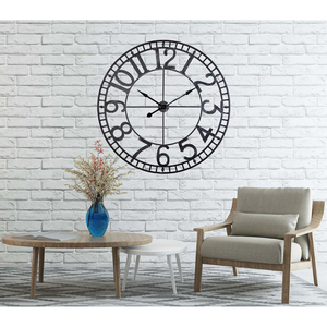 Elegant Contemporary Metal <b>Wall</b> <b>Clock</b> for Living Room Bedroom and Hall Decoration At Best Price - Product Image 4