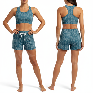 Shorts unis personnalisés pour vêtements de sport, avec broderie ou impression de logo, extensibles, respirants, pour fitness, entraînement et course à pied - Product Image 3