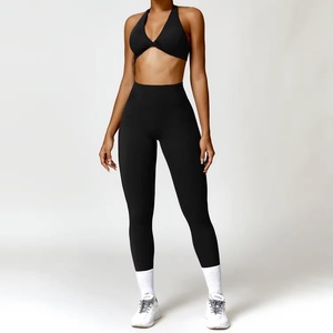 RTS Wholesale Price Top Quality Custom Made <b>Bra</b> And Leggings Stretch Seamless Comfortable Activewear Yoga Set For Women AS-YS-<b>30</b> - Product Image 1