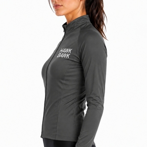 Haut de cyclisme à fermeture éclair intégrale pour femmes, idéal pour les activités cyclistiques quotidiennes, chemise de vélo à fermeture éclair intégrale pour les cyclistes actifs modernes, confort pour les équipes sportives modernes - Product Image 3