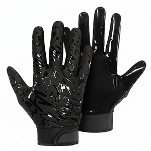 Custom Logo Winter Non Slip <b>Sticky</b> Comfortable High Quality Football Receiver Gloves for <b>Men</b> Outdoor American Football Gloves - Product Image 1