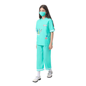 Uniformes Médicos de Alta Calidad Personalizados, Traje de Enfermería de Manga Corta, Uniformes de Hospital, Tela de Punto para Hombres - Product Image 4