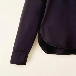 Camiseta Básica de Cuello Redondo para Mujer, Corte Holgado Informal, Estilo Urbano, Camiseta con Logotipo Personalizado Serigrafiado - Product Image 4