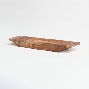 Hot Selling Acacia Wood Oval Serving Tray Handmade Wooden Platter Food Serving Board Kitchen <b>Dining</b> <b>Table</b> Decor Natural Finish - Product Image 3