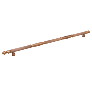 Aluminum Main <b>Door</b> Luxora Design Pull Handle PVD Gold <b>Matt</b> Rose Gold <b>Matt</b> <b>Black</b> Spindle Finial Entrance Hardware - Product Image 5