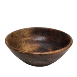 Bol en bois sculpté artisanal en forme d'étoile, design minimaliste, non traité, pour servir et décorer les aliments - Product Image 4