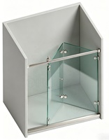 Nouveau système de porte de douche pliante en acier inoxydable SUS304 avec verre trempé 2026 – Ensemble de porte de douche bi-pliante pour salle de bain