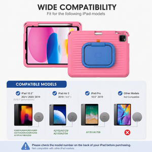 Étui pour <span class=keywords><strong>iPad</strong></span> en mousse EVA robuste HGD 10.2 2019/2020/2021, étui pour <span class=keywords><strong>iPad</strong></span> <span class=keywords><strong>Air</strong></span> 3 10.5 Pro 10.5 avec porte-stylo et béquille, fabrication d'usine - Product Image 6