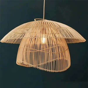 Abat-jour en rotin tressé pour éclairage domestique, style bohème, couvercle de lampe suspendue en osier, fabriqué par un grossiste vietnamien - Product Image 2