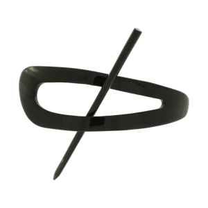 Support à cheveux en corne naturelle, bâton à cheveux fait à la main, fourche à cheveux sculptée, bijoux décoratifs pour cheveux, accessoire bohème pour cheveux - Product Image 6