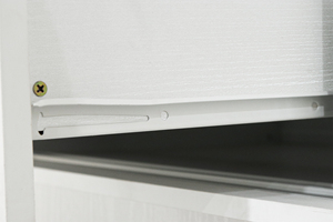 Armario de Dormitorio Moderno Contemporáneo de Malasia, de Dos Puertas, Panel Plano de Aglomerado, Plegable, Roble Blanco, 4 Estantes, 2 Cajones, W4096 - Product Image 4