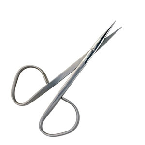 Ciseaux chirurgicaux en acier inoxydable à poignée ruban standard, ciseaux de tenotomie durables pour une précision médicale hospitalière - Product Image 4