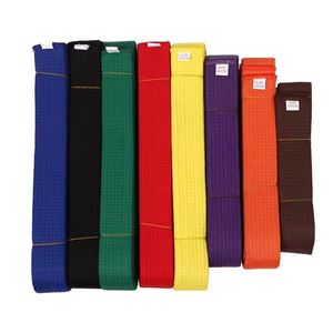 Cinturones de Karate BJJ al por Mayor, los Más Vendidos, de Alta Calidad, con Logotipo Personalizado, 100% Algodón, Duraderos, Colores y Tallas Personalizadas, Impresión por Serigrafía, OEM - Product Image 3