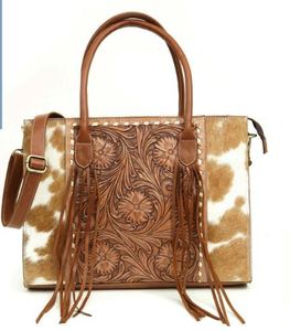 Leather Shoulder Bag High Capacity Stylish <b>Tote</b> Bag Leather Shoulder Bag Modern Elegant Fashion Handbag - Product Image 4