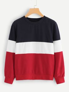 Women 100% Cotton Crew Neck Sweatshirt <b>Fleece</b> Pullover Knitted Regular Fit Breathable Quick Dry Custom Front Printed 180g Spring - Product Image 2