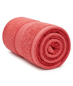 AAN Overseas Ventures OEM Vente en gros Serviettes de bain et de visage de luxe en coton 100% tricoté, couleur unie, douces et absorbantes - Product Image 2