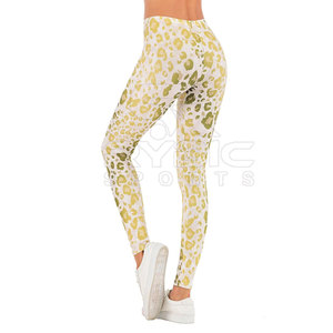 Leggings de sublimación para mujer, hechos a medida, con tela elástica para uso diario, en oferta online. - Product Image 4