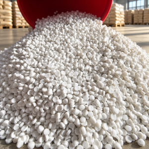 Ofertas Destacadas: Granulado de Carbonato de Calcio de 25 kg, Pellets Regulares, Blanco Natural, Materia Prima Plástica para Soplado de Películas - Product Image 1