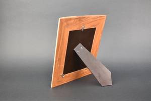 Handmade Vintage Bone and Teak Wood <b>Picture</b> <b>Frame</b> Mosaic | Retro Antique Bramante Bohemian Coastal | Cabin Western Gallery Wall - Product Image 4
