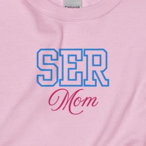 Sweat-shirt unisexe brodé Mom, rose clair, col rond, en polaire douce, décontracté, pour tous les jours, style athlétique confortable - Product Image 4