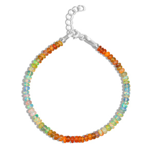 Shaded Plain <b>Beads</b> <b>Bracelet</b> Multicolor Gradient Simple Fashion <b>Bracelet</b> for Women - Product Image 1