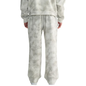 กางเกงขายาวทรงหลวมสไตล์วินเทอร์สตรีท เอวกลาง ผ้าฟลีซหนานุ่ม ระบายอากาศได้ดี มีเชือกผูกเอว ขากว้าง สวมใส่สบาย เหมาะสำหรับกลุ่มเพื่อนร่วมงาน  รับสกรีนโลโก้ - Product Image 3