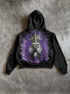 เสื้อฮู้ดซิปผ้าคอตตอนหนานุ่ม พิมพ์ลายสกรีนตามสั่ง สไตล์สตรีทแวร์ - Product Image 6