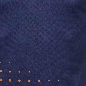Camiseta de Manga Corta para Hombre, Cuello Redondo, Diseño de Puntos Naranja y Azul Marino, Corte Ajustado, Secado Rápido, Estilo Deportivo - Product Image 5