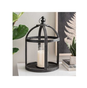 Lanterne à bougie décorative en métal de qualité supérieure, idéale pour créer une ambiance élégante dans les maisons, les événements et les salles à manger. - Product Image 2
