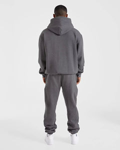 Sweat à capuche court pour homme, personnalisable avec logo, impression numérique, motif toile d'araignée, mélange coton-poly écoresponsable, pull animalier d'automne - Product Image 2