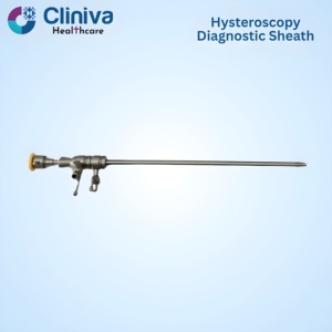 Vaina de diagnóstico para histeroscopia de acero inoxidable de 4 mm - Product Image 2