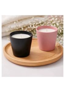Velas Cónicas Modernas en Frascos, Acabado Mate en Verde, Negro y Rosa, Cera de Soya sin Goteo, Ecológicas, para Decoración Interior del Hogar en Halloween - Product Image 3