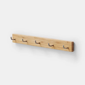 Top Quality Wood Hook Hanger Wall Mounted Handmade <b>Rustic</b> Hat Hooks Wood Wall Hooks Rack Railing Best Price - Product Image 2