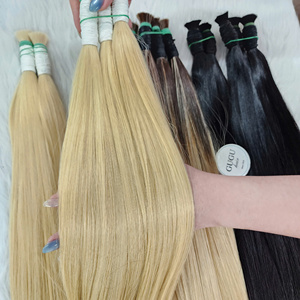 ผมแท้เวียดนามเกรดพรีเมียม GUGU HAIR แบบเส้นตรงธรรมชาติ  ต่อผมแบบเส้นตรงสองชั้น  ทุกสี  ผมแท้ 100% สำหรับผู้หญิง - Product Image 1
