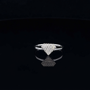 แหวนเพชรทรงกลม 0.22 กะรัต ผลิตในห้องปฏิบัติการ ทองคำขาว 14K แหวนซ้อนกันได้ ดีไซน์เรียบหรู เหมาะสำหรับเป็นเครื่องประดับเจ้าสาว ของขวัญวันครบรอบสำหรับเธอ - Product Image 1