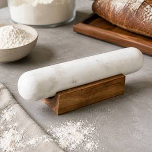 Nouvel arrivage : Rouleau à pâtisserie antiadhésif effet marbre pour fondant et pâte, outils de pâtisserie à prix réduit - Product Image 1