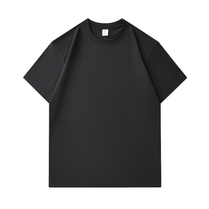 T-shirt en coton de haute qualité 270 g/m² pour homme, coupe classique, tricoté, avec logo personnalisé imprimé en sérigraphie, manches courtes, décontracté, vente en gros OEM - Product Image 2