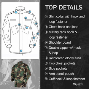 Ensemble veste et pantalon de camouflage de qualité supérieure pour la chasse, la randonnée et les aventures en plein air - Fabricant, vente en gros - Product Image 4