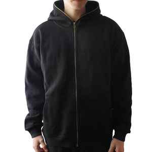 Sudadera con capucha y cremallera para hombre, con diseño de máscara facial completa de esqueleto y pedrería, estilo Streetwear Y2K 2026, negra, oversize, con gráfico de huesos brillantes HD - Product Image 4