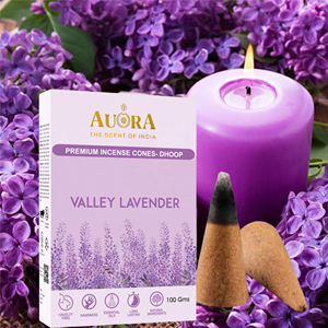 Cônes d'encens Dhoop lavande naturelle de qualité supérieure longue durée 50 parfums indiens salle de méditation déodorant prix usine étiquette personnalisée - Product Image 1