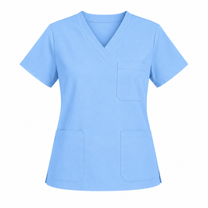 Uniformes Médicos Personalizados con Logotipo OEM para Hombres y Mujeres, Uniformes de Enfermera y Doctor de Hospital, Traje de Trabajo Elástico de Poliéster y Spandex para el Sector Sanitario - Product Image 4