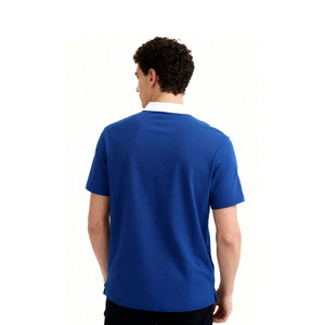 Solid Trader Double Stitched Hems Reinforced Collar Stand Flexible Movement Active Golf Wear Elegant Smart Casual Men Polo Shirt - Product Image 3